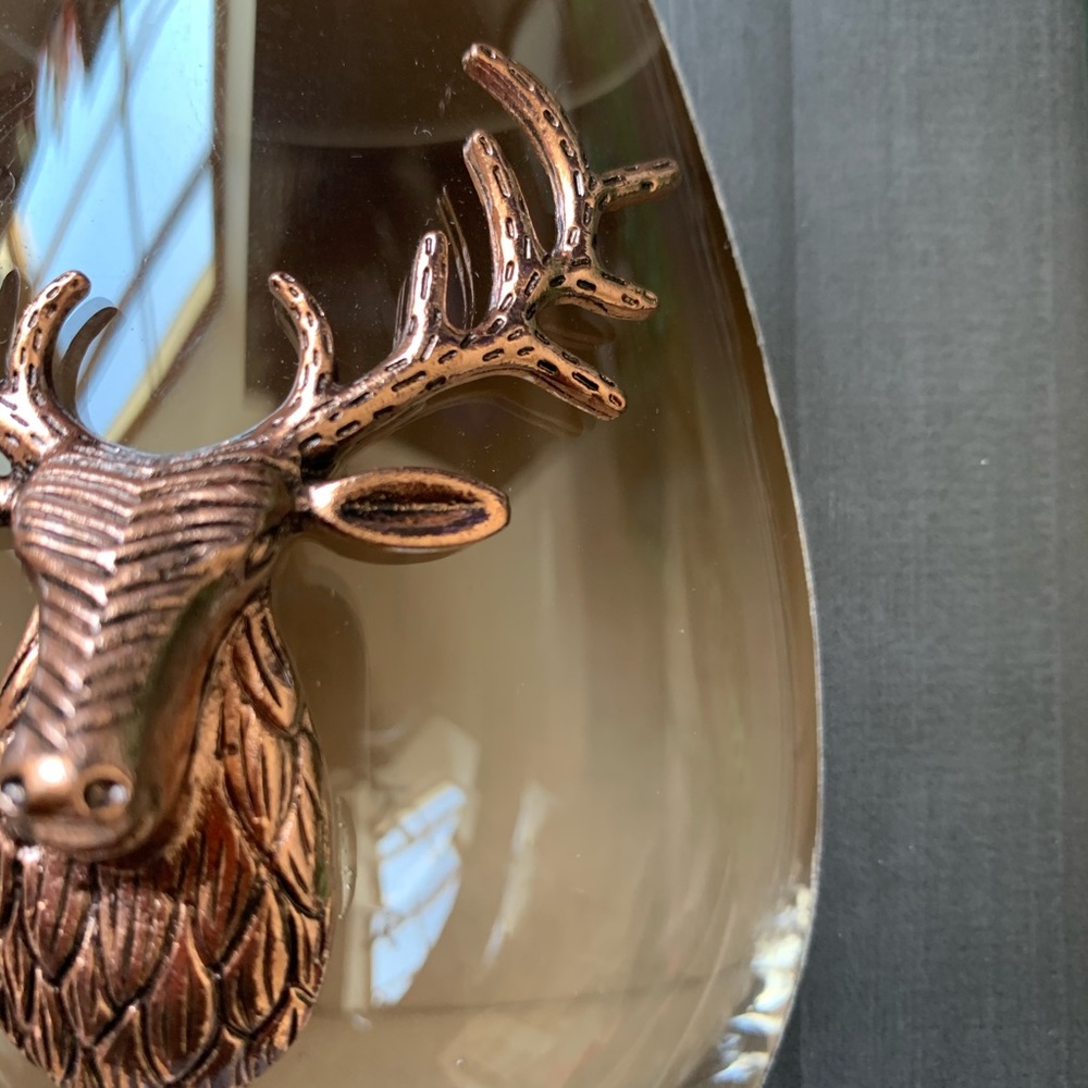 🔶 RARE Set of 4 Silhouette Moose Wine Glass 🔸🔶 - Picture 3 of 6